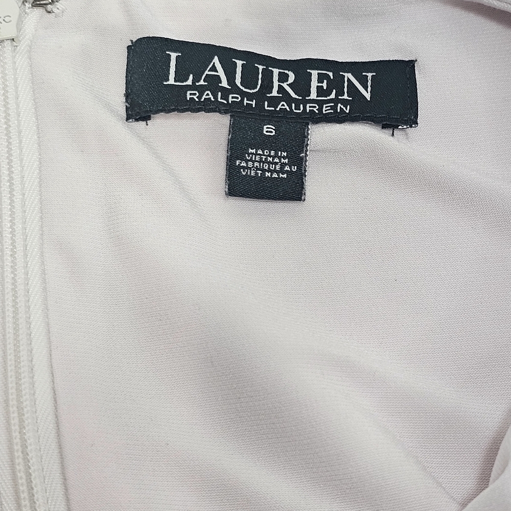 Ralph Lauren Soft Pink And Blue Dress Sleeveless - Picture 5 of 11